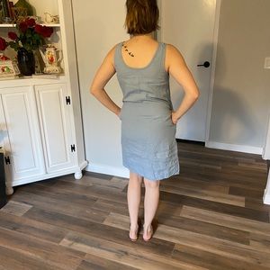 Small Not Perfect Linen Swedish Blue Sicily Dress